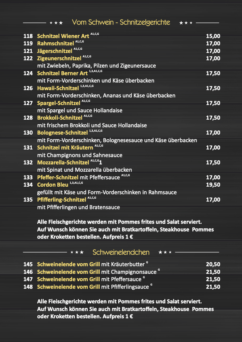 Speisekarte Seite 6